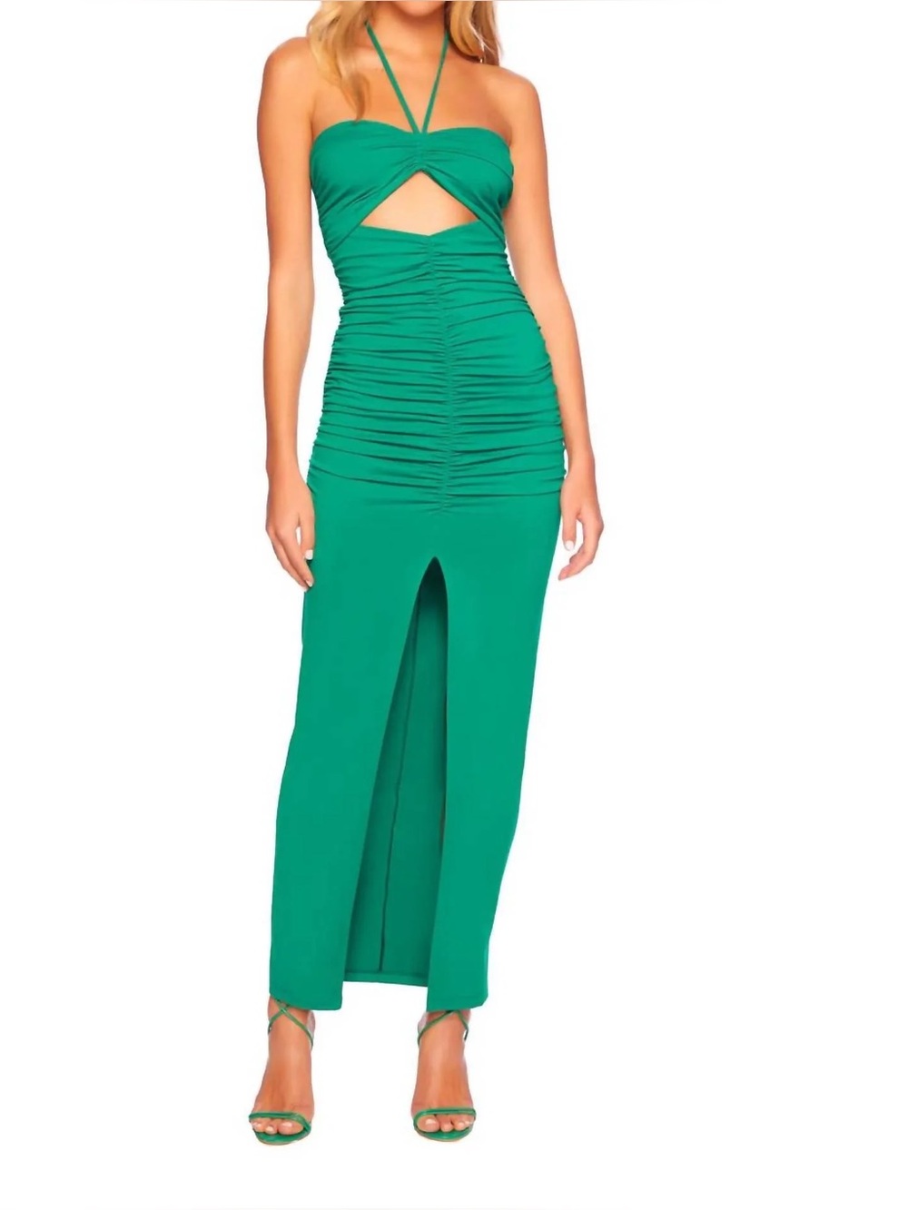 Susana Monaco - Gather Front Halter Dress